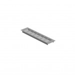 VENTILATION GRILLE COVER 7x30cm / MAT ALUMINIUM
